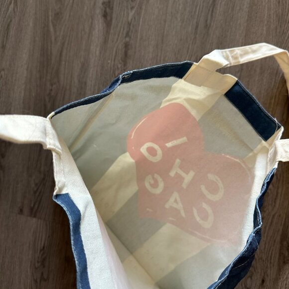 NEW Alice & Wonder Chicago Tote Bag - Blue / White - Picture 2 of 2